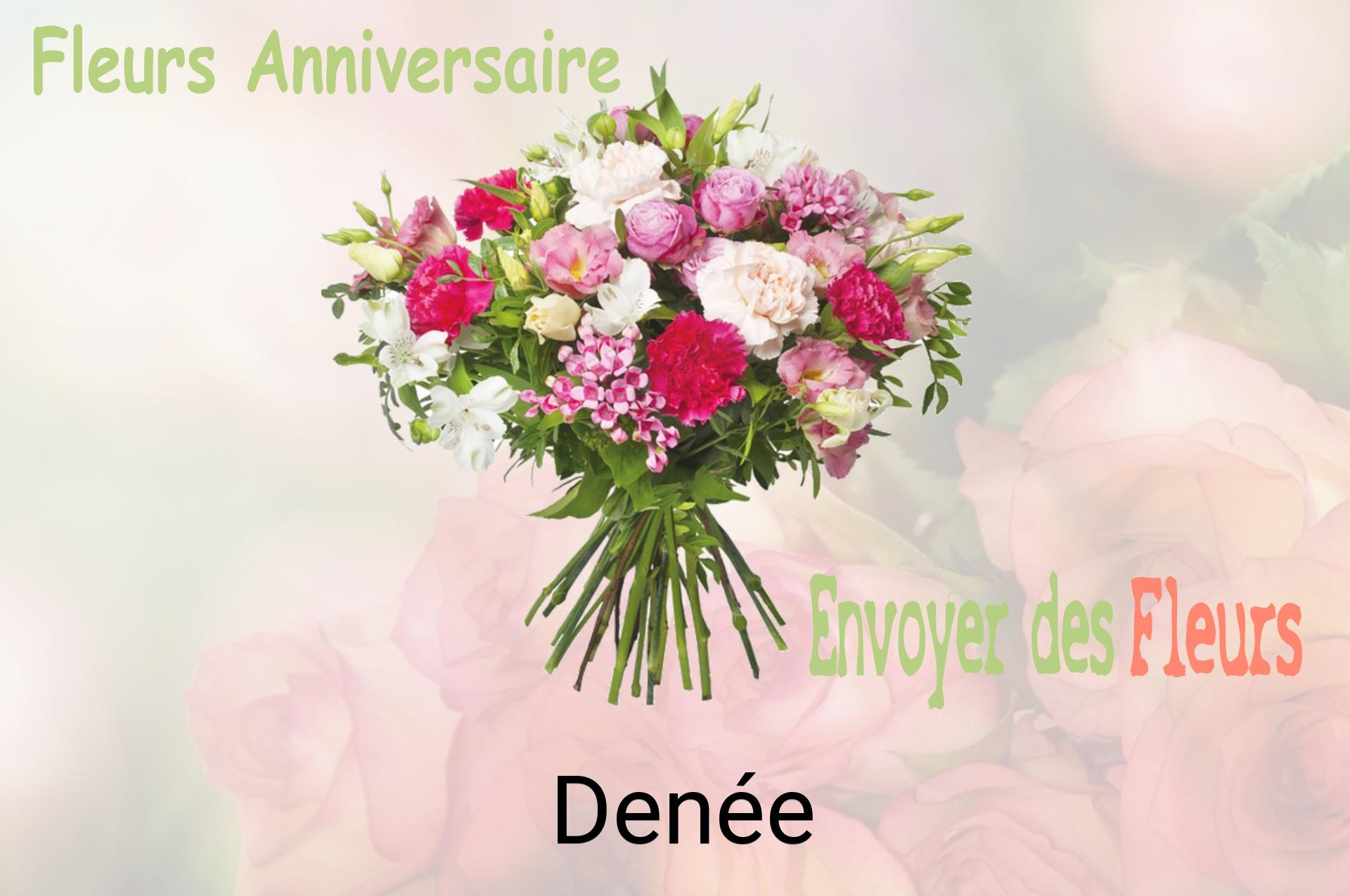 Bouquet de fleurs d’anniversaire livré à Denée